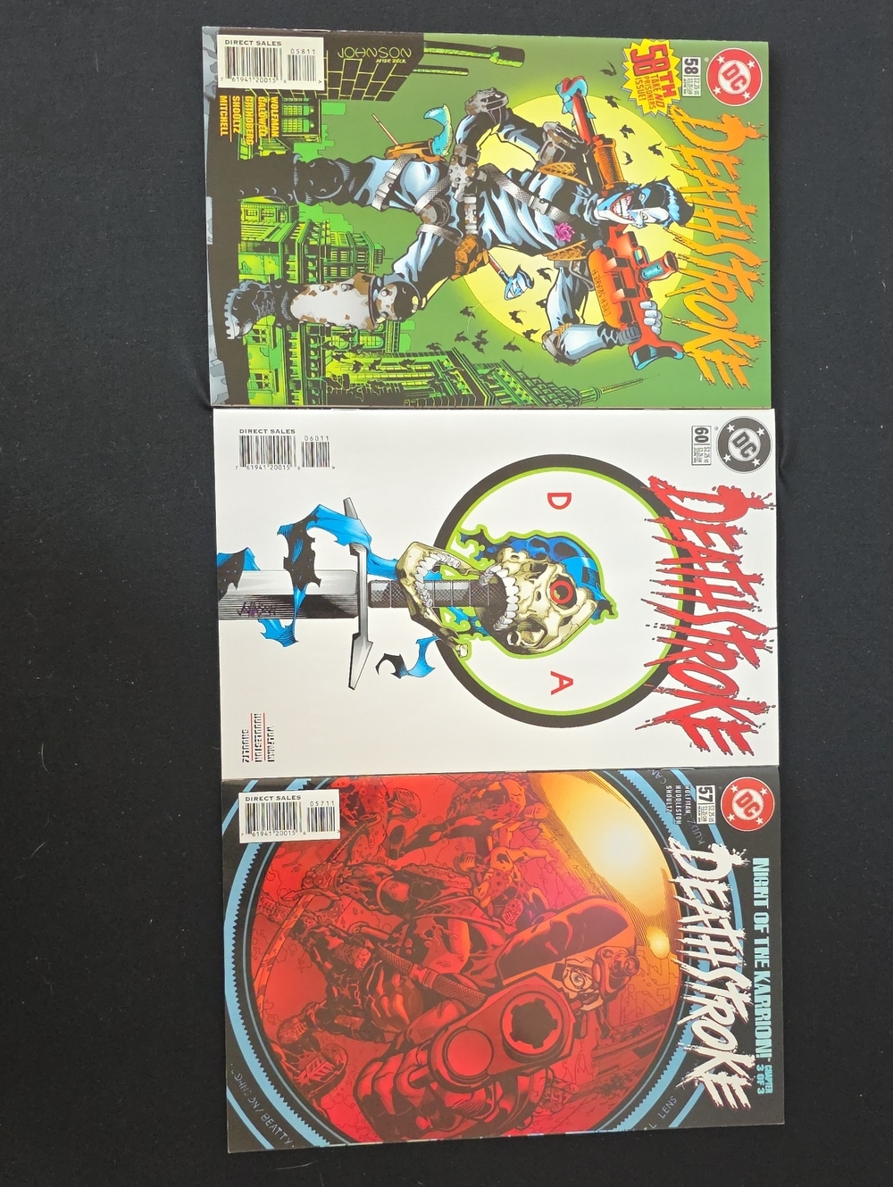 Deathstroke Comic Book Set Of 3